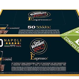 50 Cápsulas compostables Vegnano Napoli para Nespresso®