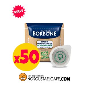 Pack 50 Pods E.S.E. Café Italiano Borbone Blu