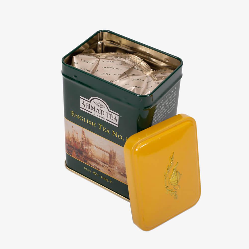 Caja de té inglés en hojas de colección Ahmad English Tea No. 1, 100 gramos - Image 2