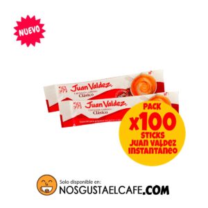 Café instantáneo Juan Valdez Classico, 100 sticks