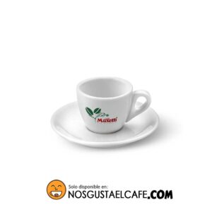 Taza para Café Espresso Musetti, porcelana blanca 70 ml
