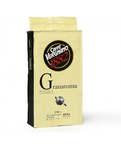 Café italiano Vergnano Granaroma molido 250 grs
