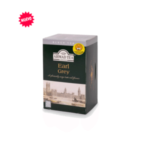 Té inglés Ahmad variedad Earl Grey, caja de 20 bolsas