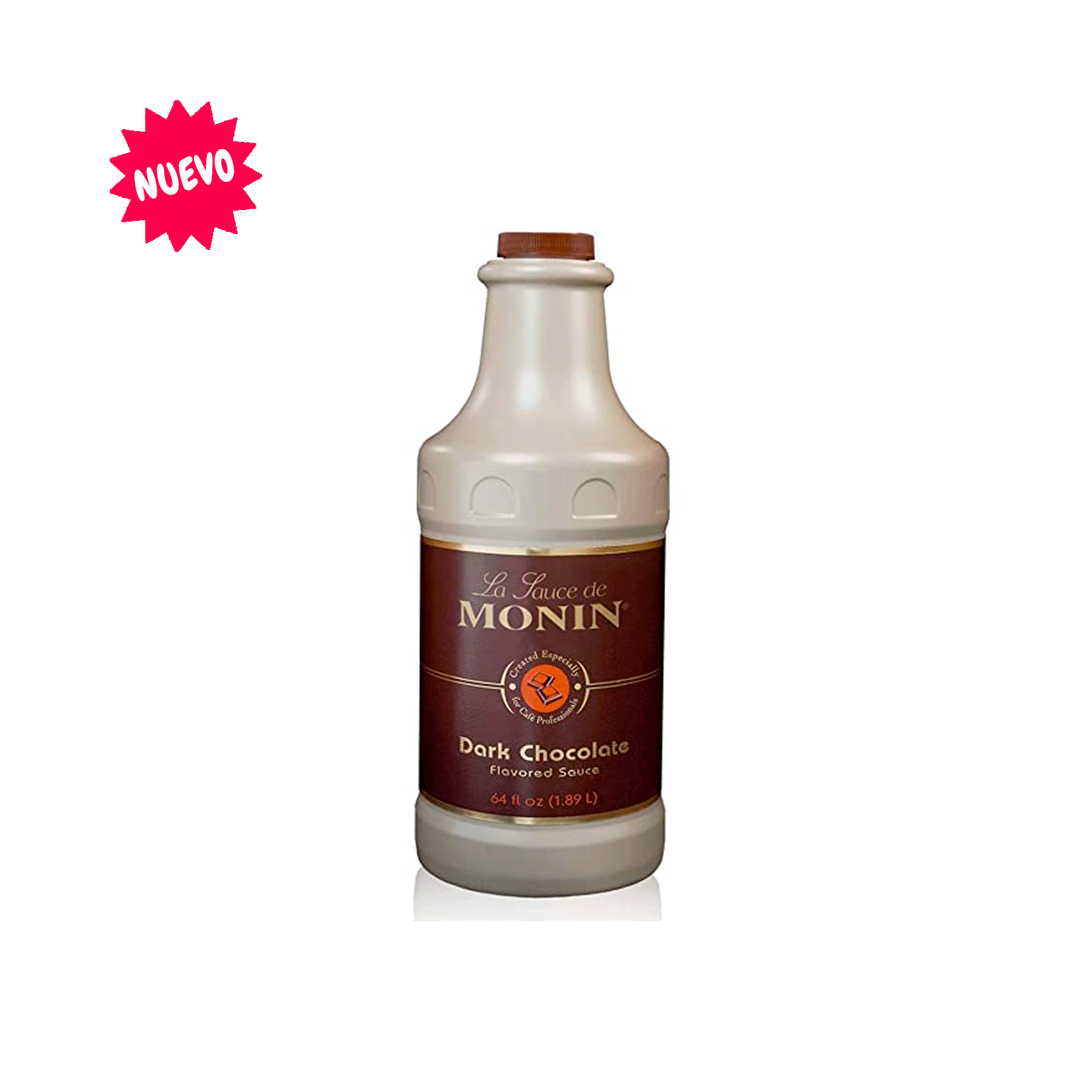Salsa de Chocolate Dark Monin gourmet botella de 1,89 litros