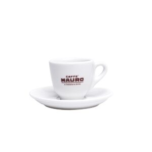 Taza espresso caffè Mauro porcelana blanca 70 ml