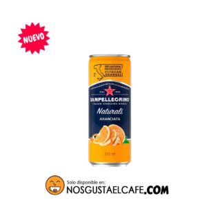 Agua saborizada italiana San Pellegrinno Aranciata, 330ml
