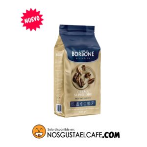 Café italiano napolitano Borbone Crema Superiore 1 Kg en grano