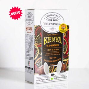 10 cápsulas Nespresso® compatibles Corsini Compagnia Dell’a arabica Kenya