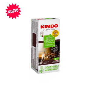 Pack 10 Cápsulas de Café Kimbo Bio Orgánicas Nespresso® compatibles