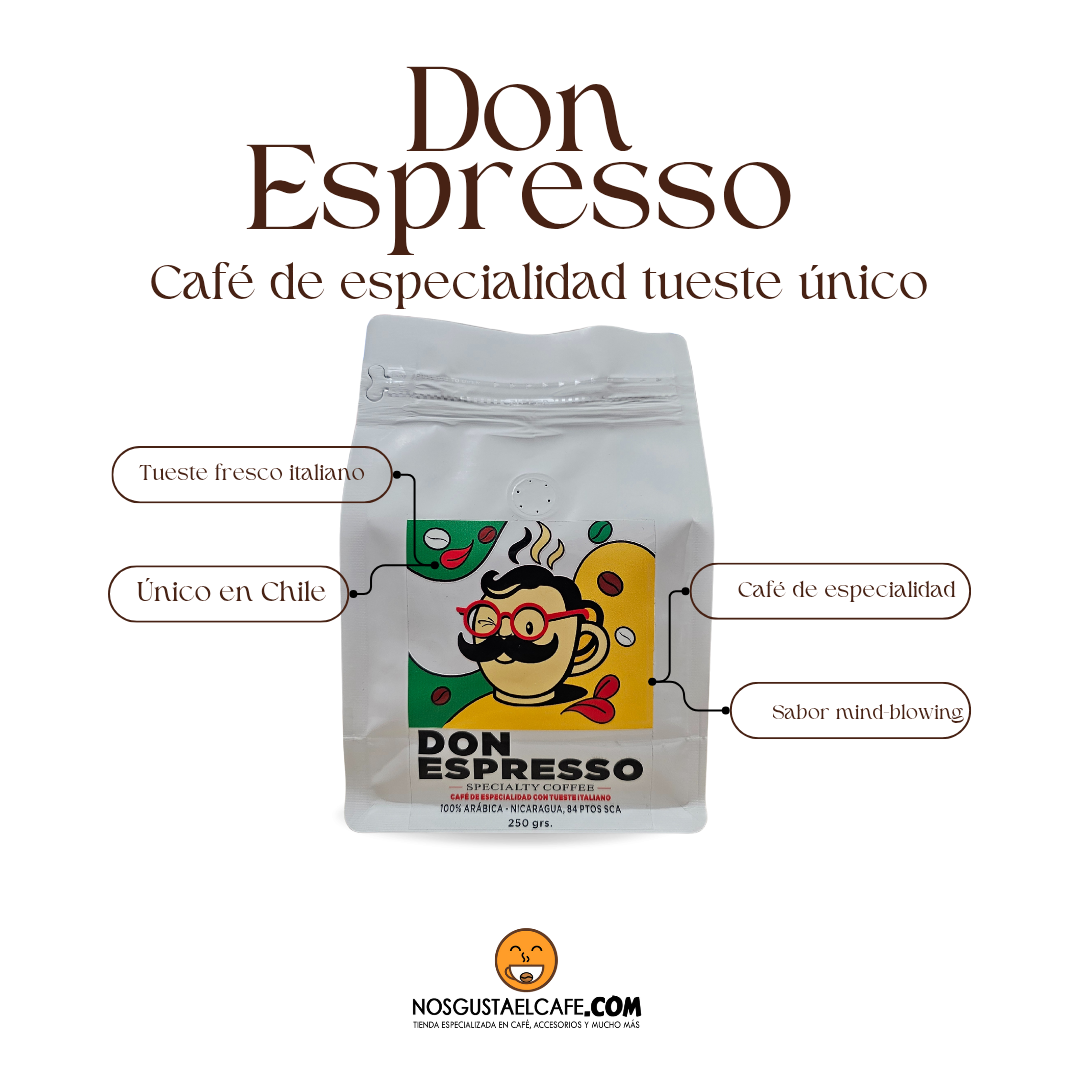 ☕ Don Espresso, 100% arábica 84 ptos, tueste fresco italiano, 250 grs. grano - Image 2