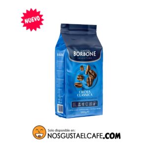 Café italiano napolitano Borbone Crema Classica 1 Kg en grano