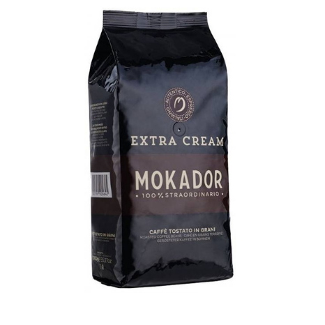 Café italiano Mokador Extra Crema 1Kg, en grano