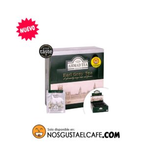 Té Ahmad Earl Grey, caja de 100 bolsas