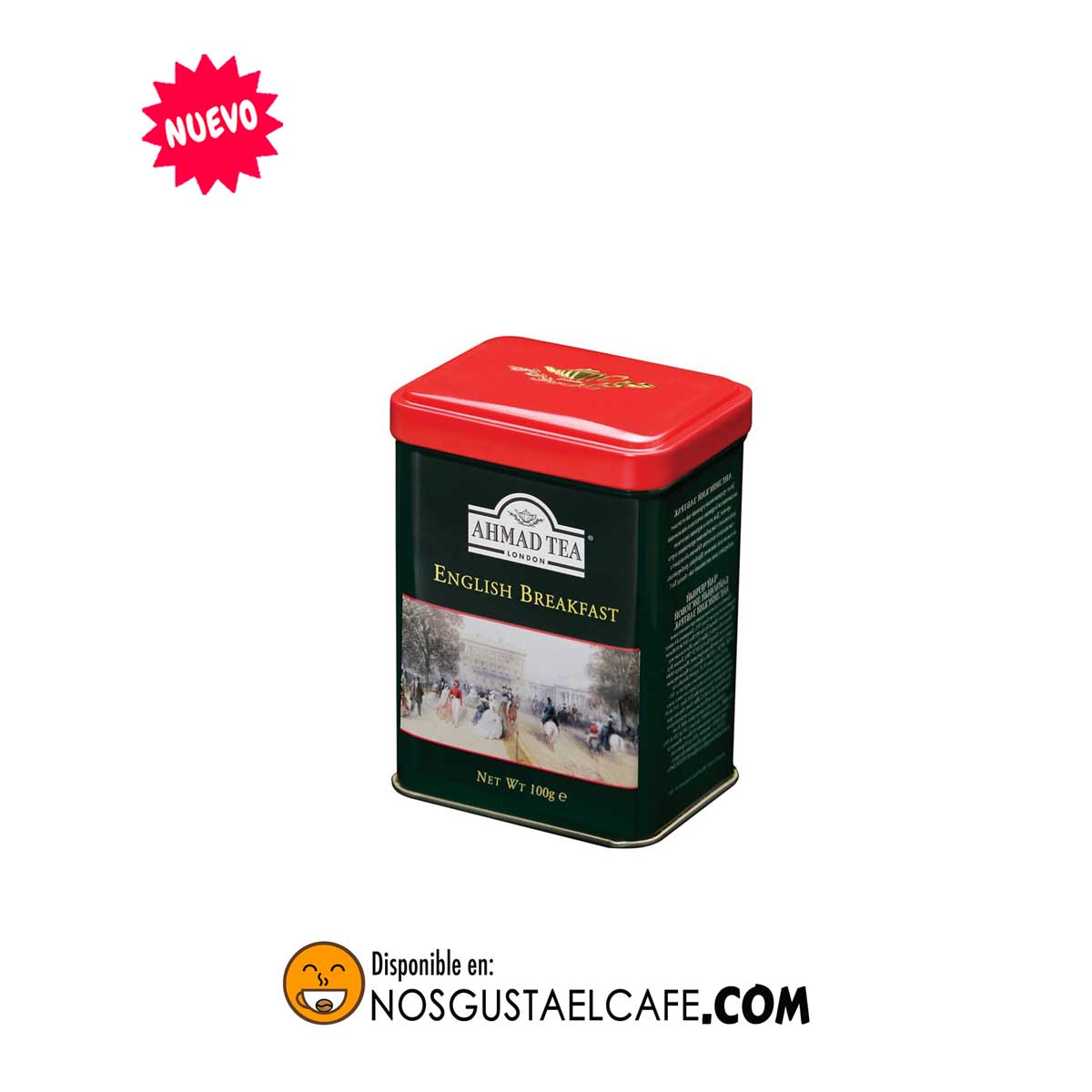 Té inglés Ahmad en hojas, English Break fast, 100 grs.