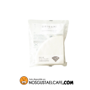 100 Filtros de papel Origami CUP4, compatibles con dripper Hario V60 02