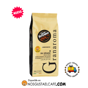 Café italiano Vergnano Granaroma grano entero, 1 Kilo