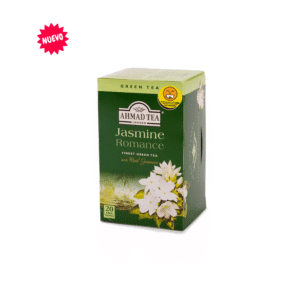 Té Ahmad Jazmín Romance y té verde/Jasmine Romance & Green tea, caja de 20 bolsas