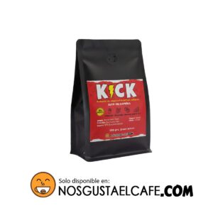 Café ⚡️KICK, 100% Fine Robusta, 83 pts. 250 grs. grano entero
