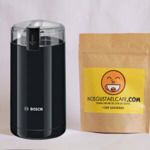 Molinillo De Café Eléctrico Bosch + 100 Grs Café Italiano