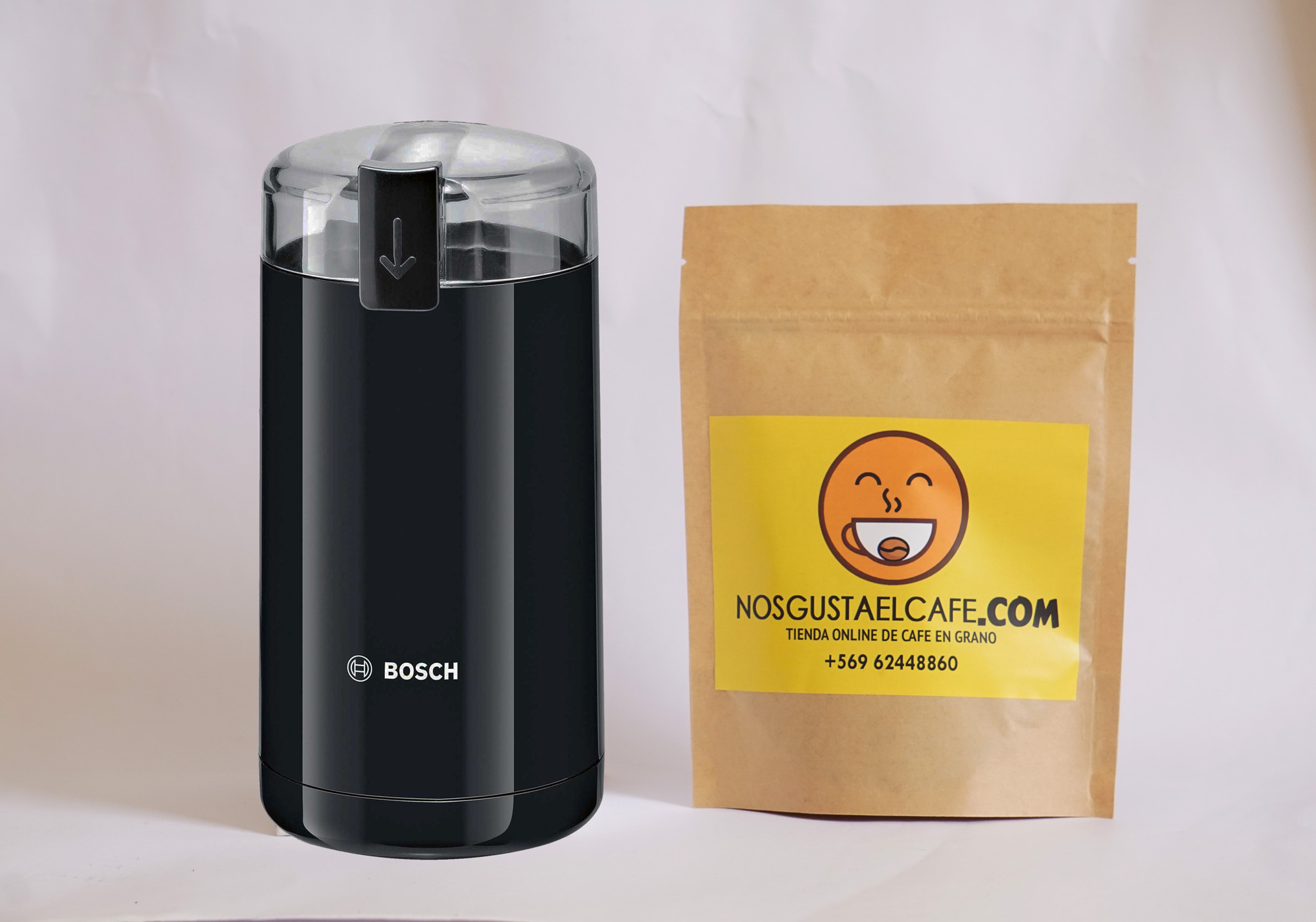 Molinillo De Café Eléctrico Bosch + 100 Grs Café Italiano