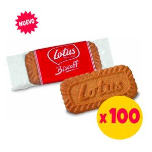 Pack 100 galletas individuales Lotus Biscoff caramelizadas