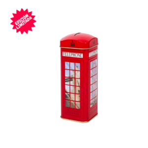 Té inglés Ahmad Alcancía London Phonebox , variedad English Breakfast 20 bolsitas