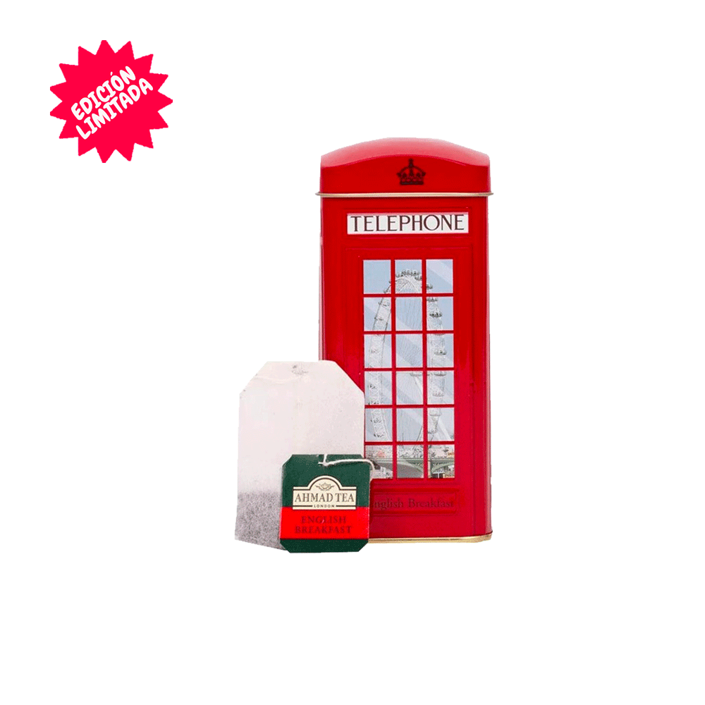 Té inglés Ahmad Alcancía London Phonebox , variedad English Breakfast 20 bolsitas - Image 2