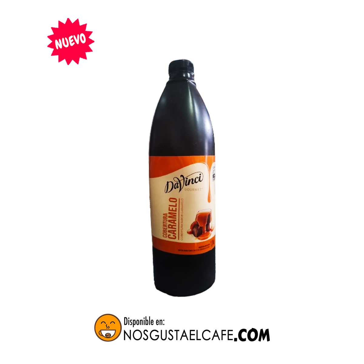 Salsa Saborizante Gourmet Da Vinci caramelo, envase 1,3 litros