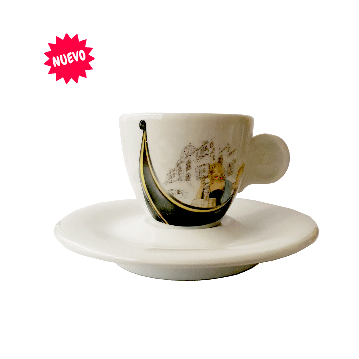 Taza espresso Lucaffé, edición especial Marilyn Monroe Collection - Image 2