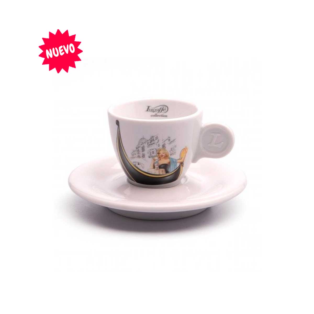 Taza espresso Lucaffé, edición especial Marilyn Monroe Collection