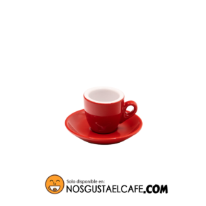 Taza Espresso Nuova Point modelo Palermo roja, 70 ml app.