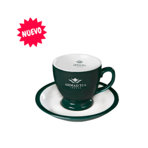 Juego taza y platillo 200 ml app, porcelana, importada marca Ahmad