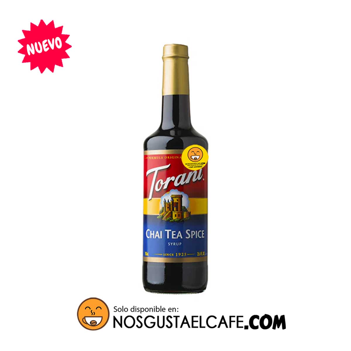 Syrup Torani sabor Té Chai, 750 ml