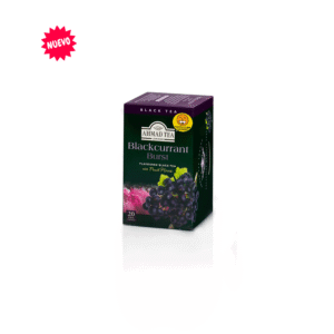 Té Ahmad sabor Blackcurrant/grosella negra, caja de 20 bolsas