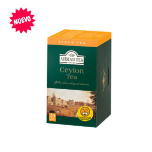 Té inglés Ahmad Ceylon Tea, caja de 20 bolsas