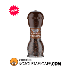 Aderezo saborizante para café Kotanyi My Coffee Spice, sabor Cinnamon Dream, con molinillo incorporado