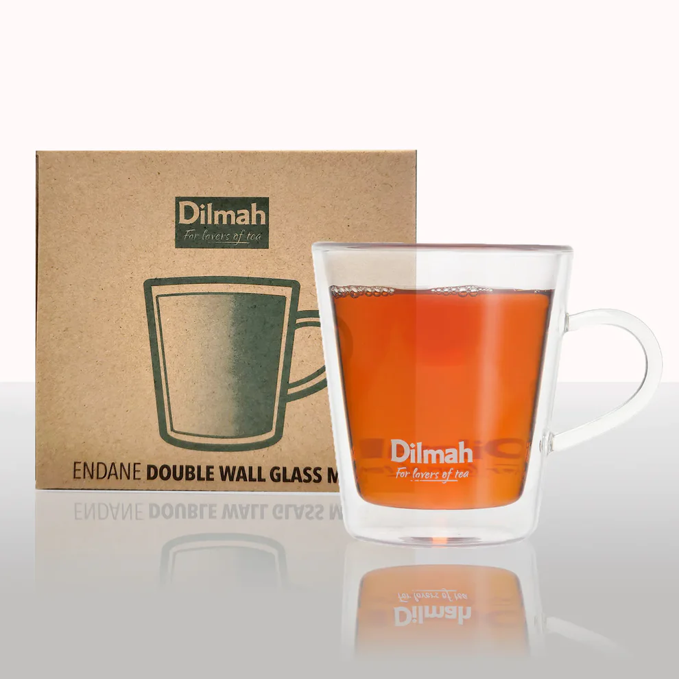 Mug o taza de doble pared Dilmah Endane, borosilicato (180 ml) - Image 2