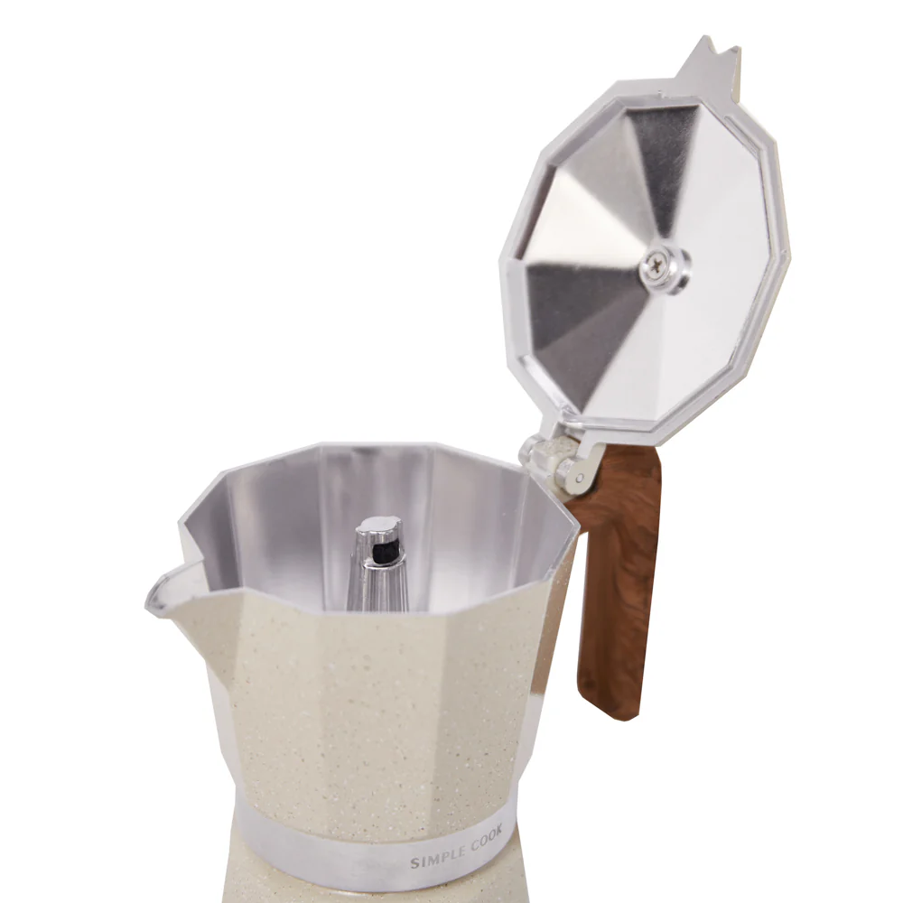 Cafetera Moka Italiana SimpleCook, 6 Tazas modelo Siena - Image 4