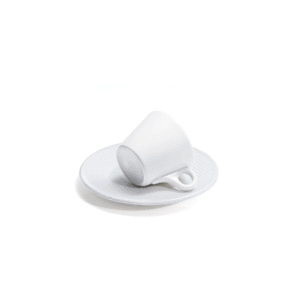 Taza Lavazza importada de Italia, tamaño cappuccino edición Premium Collection, porcelana blanca