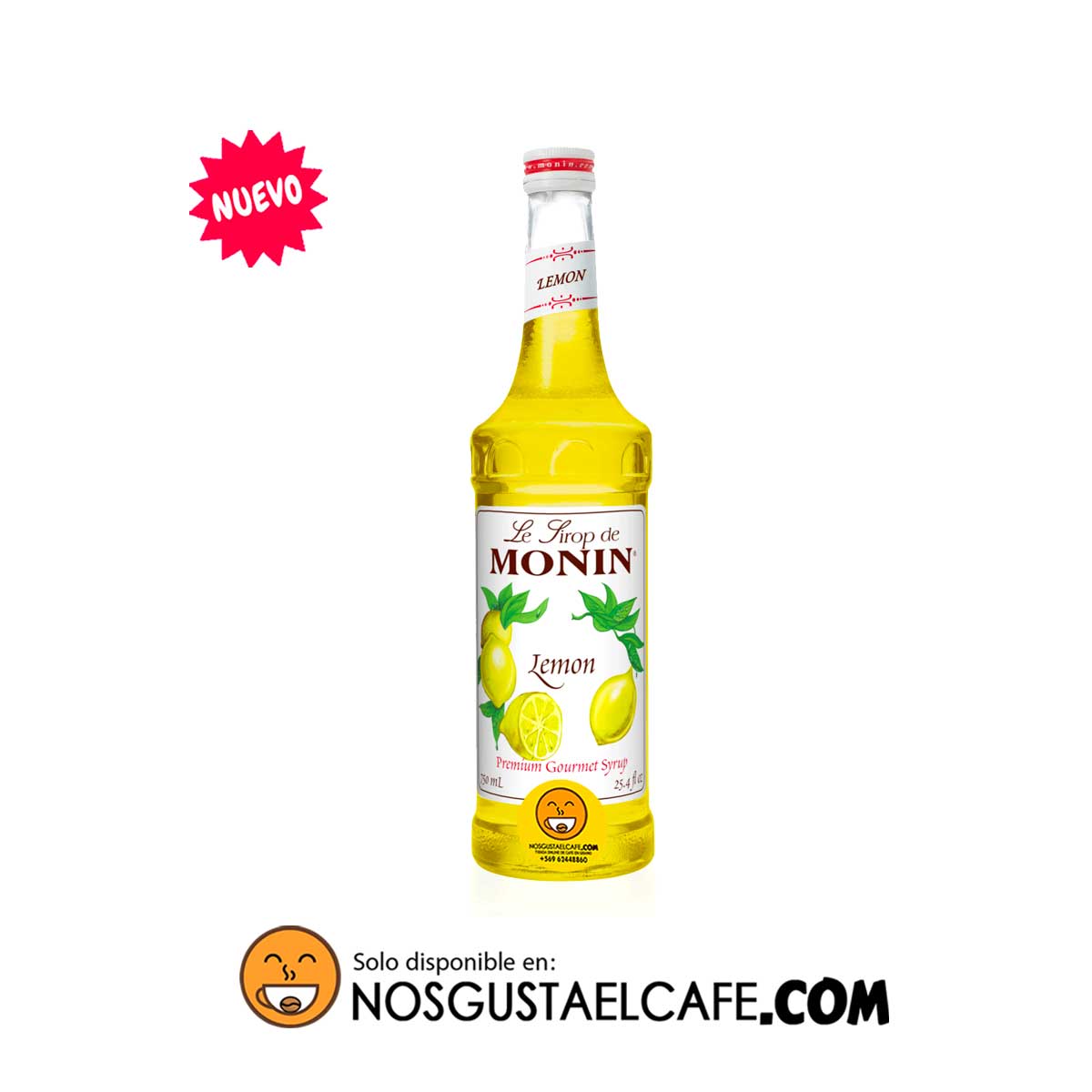 Concentrado saborizante Monin, sabor Limón, 750 ml