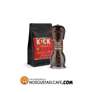 Pack "Despertar Intenso": Café doble cafeína Kick 250g+ Kotanyi Canela